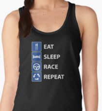 Eat Sleep Race Repeat Women's Tank Top