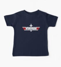 Custom Top Gun Style Style - Wingman Baby Tee