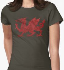 Welsh Red Dragon Women's Fitted T-Shirt