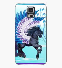 Funda/vinilo para Samsung Galaxy Blue Winged Pegasus