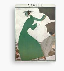 Vogue Cover 1921 Parasol by Lepape Metal Print