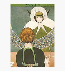 Vogue Cover 1917 Lace Bonnet Photographic Print