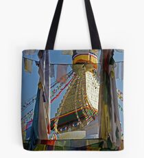 Boudnath Stupa Tote Bag