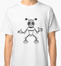 Robot funny cool toys funny antennas comic Classic T-Shirt