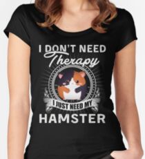 HAMSTER Women's Fitted Scoop T-Shirt