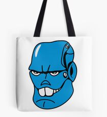 Robot monster cool comic face Tote Bag
