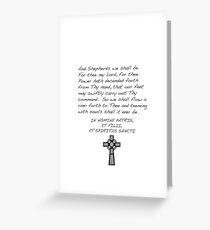 Saints Prayer Greeting Card
