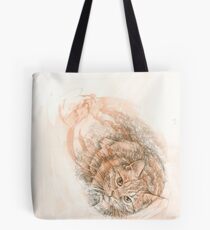 Japanese Bobtail Tabby Cat Tote Bag