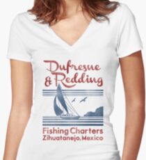 Camiseta entallada de cuello en V Dufresne y Redding