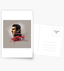 Eric Cantona Painting Postcards
