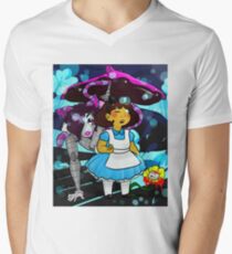 Undertale - Frisk in Wonderland Men's V-Neck T-Shirt