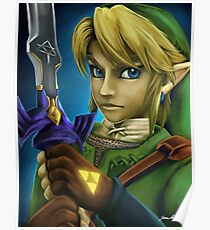 Twilight Princess Link Fan Art Print Poster