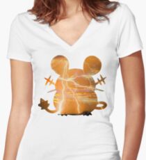 Dedenne used Thunder Women's Fitted V-Neck T-Shirt