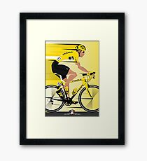 France Yellow Jersey Framed Print