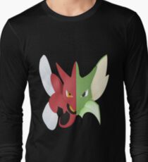 Syther #123 and Scizor #212 Long Sleeve T-Shirt