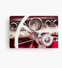 Ford Mustang Steering Wheel Canvas Print