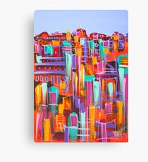 Red metro Canvas Print