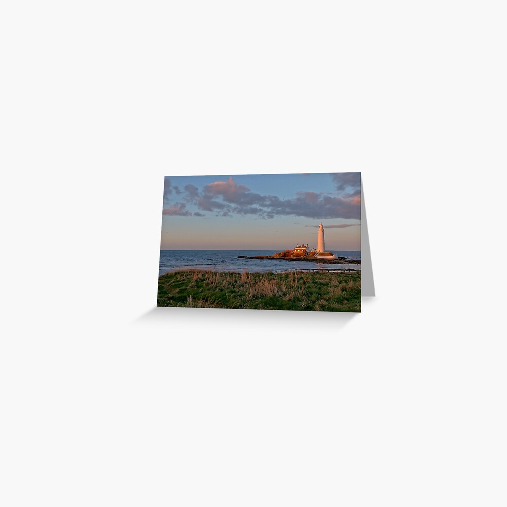 St Marys Lighthouse Greeting Card