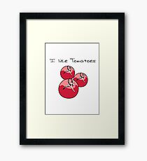 Vegetables tomatoes nature garden Framed Print