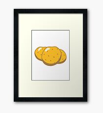 Vegetables potatoes nature garden Framed Print