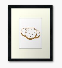 Vegetables potatoes nature garden Framed Print