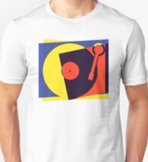 Pop Art Turntable Slim Fit T-Shirt