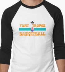 Flint Tropics Basketball Semi Pro Men's Baseball ¾ T-Shirt