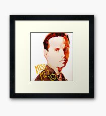 Miss me? - Jim Moriarty Framed Print