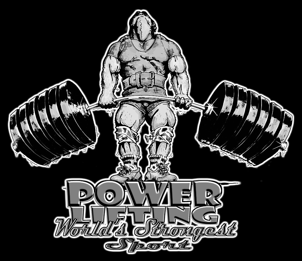 "POWERLIFTING WORLD'S STRONGEST SPORT" by HawaiianJoeLLC Redbubble