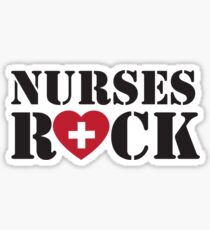 Nurses Rock Sticker