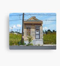 Shotgun House Canvas Print