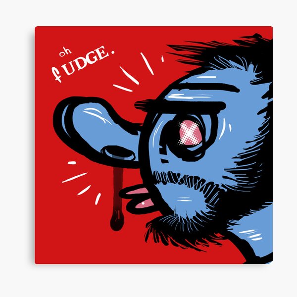 Oh Fudge. Canvas Print