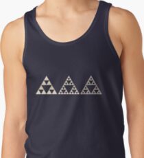 Sierpinski, Triangle, Mathematics, Fractal, Math, Geometry Tank Top