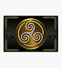 Celtic Triskellion Photographic Print