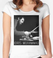 IDRIS MUHAMMAD Women's Fitted Scoop T-Shirt