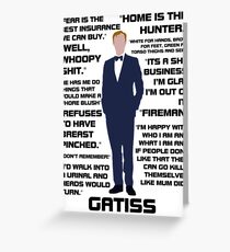 Gatiss Greeting Card