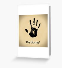 Dark Brotherhood Greeting Card