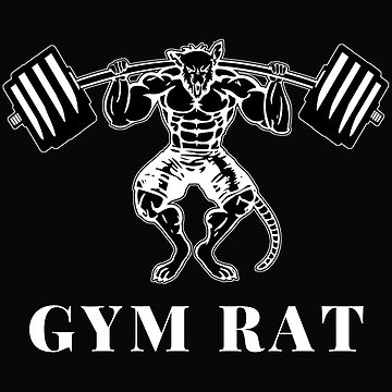 Gym Rat, Gym Items, Barbell Gym Design,Weight Training Gifts Zip Hoodie