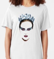 Black Swan face Slim Fit T-Shirt