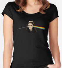 Dark side of the Rainbow Women's Fitted Scoop T-Shirt