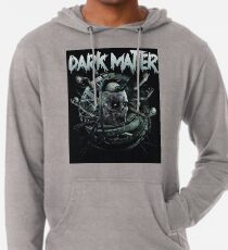 dark matter skull logo Leichter Hoodie