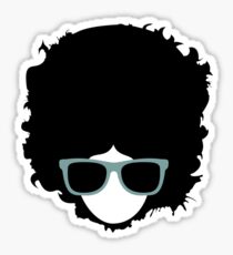 Hipster (wearing glasses) Sticker