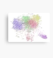 The Graph Of Thinkers Canvas Print