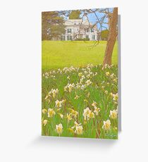 The Mansion in Spring Greeting Card