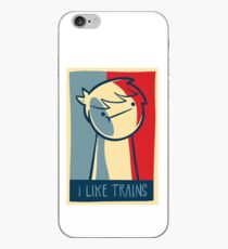 iphone 4 deflector case "I like trains" iPhone Case
