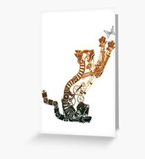 Steampunk Bronze Kitten Greeting Card