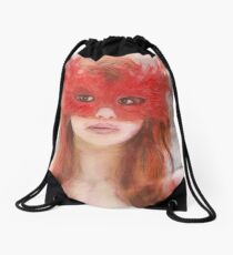 Le Masque Rouge Drawstring Bag