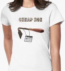 Cheap Hoe Women's Fitted T-Shirt