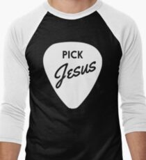 Pick Jesus Men's Baseball ¾ T-Shirt