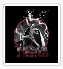 Tesla God Of Thunder Sticker